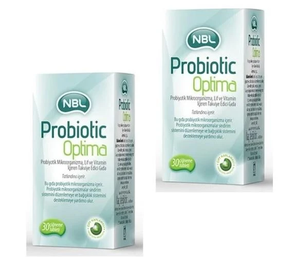 NBL Probiotic Optima 30 Çiğneme Tableti | 2 Adet Avantaj Paketi ürün görseli 1