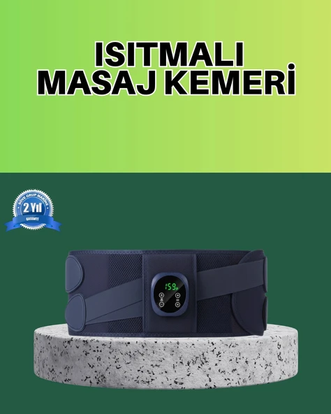 Titreşimli Masajlı Bel Kemeri Sessiz Çalışma 100 cm Bel Uyumlu ürün görseli 1