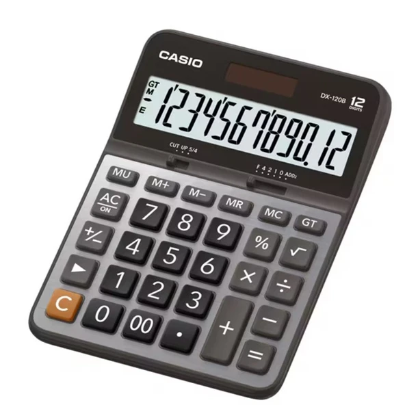 Casio DX-120B 12 Haneli Masaüstü Hesap Makinesi ürün görseli 1