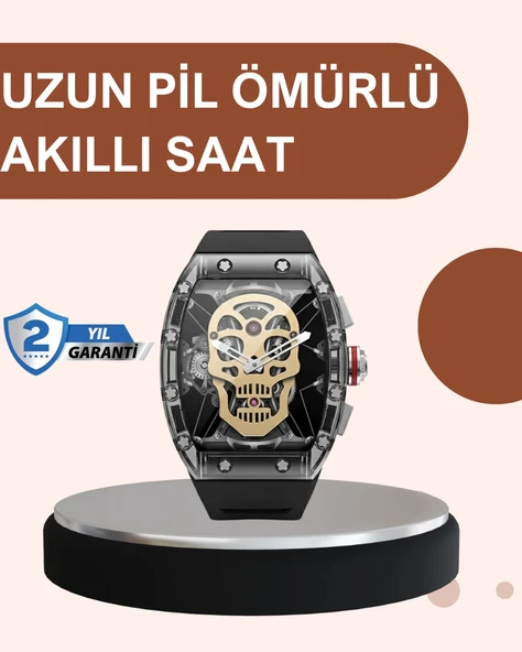 Uzun Pil Ömürlü Akıllı Saat Günlük ve Spor Kullanım ürün görseli 1