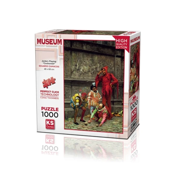 20662 Jesters Playing Cochonnet 1000 Parça Puzzle -NessiWorld Puzzle ürün görseli 1