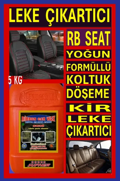 RB SEAT ( KOLTUK-DÖŞEME KUMAŞ GENEL TEMİZLEYİCİ ,- ETKİN LEKE ÇIKARTICI ) 5 KG ürün görseli 1