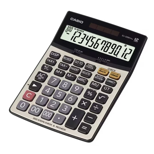 Casio DJ-220D Plus Masaüstü Hesap Makinesi ürün görseli 1