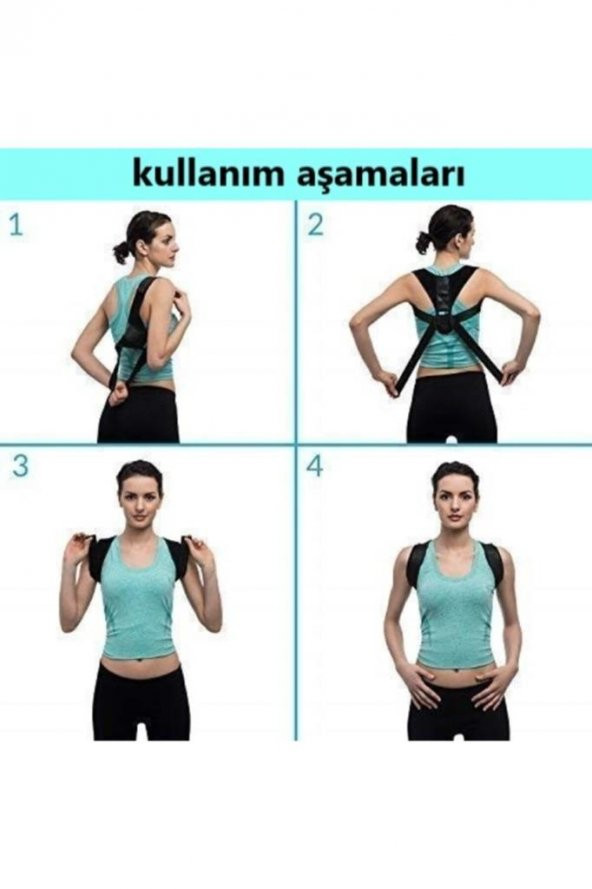 Ortopedik Dik Duruş Korsesi - Resim 4