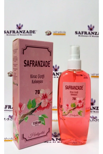 SAFRANZADE Doğal,Ferahlatıcı Kiraz Çiçeği Kolonyası 150 ml ürün görseli 1