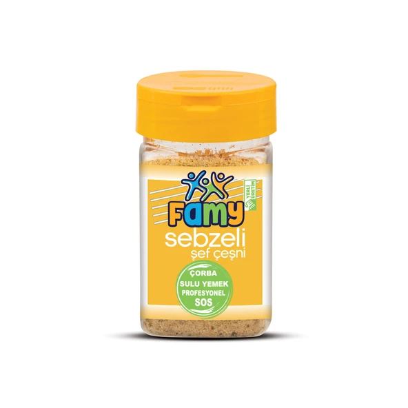 FAMY SEBZELİ ŞEF BAHARAT ÇEŞNİ 100 GR ürün görseli 1