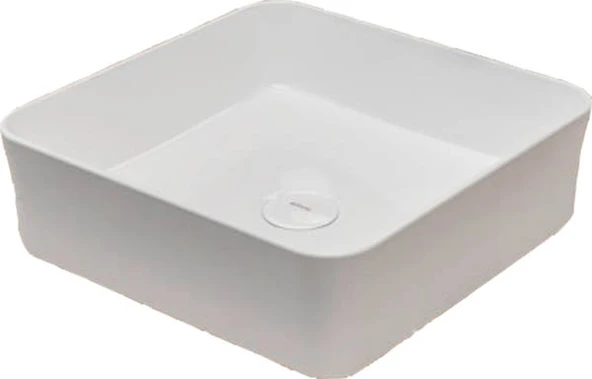 Bocchi Slim Line Kare Lavabo 38x38 cm 1477-001-0125 BEYAZ ürün görseli 1