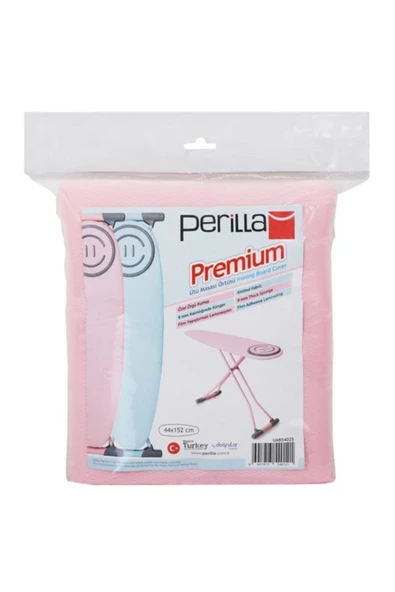Perilla Premium Extra Süngerli Orijinal Ütü Masası Kılıfı - Pembe ürün görseli 1