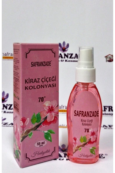 SAFRANZADE Doğal,Ferahlatıcı Kiraz Çiçeği Kolonyası 55 ml ürün görseli 1