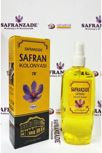 SAFRANZADE Doğal Ferahlatıcı Safran Çiçeği Kolonyası 150ml - Serinletici Seri ürün görseli 1