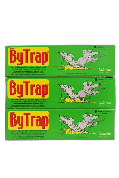 Bytrap Fare Ve Böcekler Için Zehirsiz Yapışkan Tuzak 80ml. 3 Adet ürün görseli 1