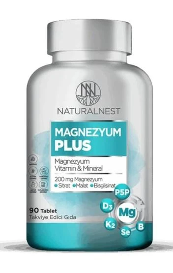 Naturalnest Magnezyum Plus 90 Tablet ürün görseli 1