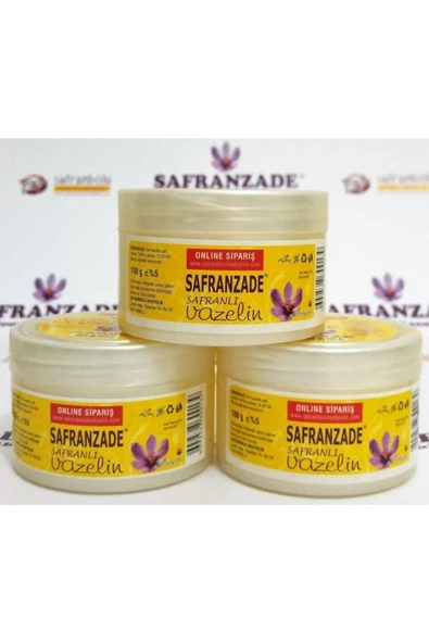 SAFRANZADE Cildin Daha Canlı Görünümü Icin Safranlı Vazelin 100 Gr. ürün görseli 1