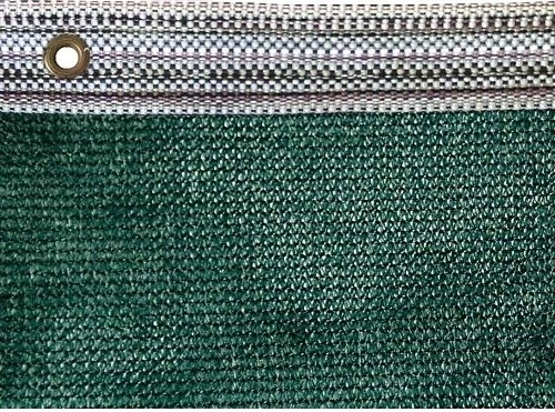 Abk Plastik %95'lik Yeşil Gölgelik File, Çit Filesi, Çit Örtüsü - Şeritli Halkalı ürün görseli 1