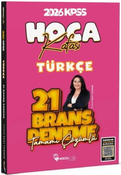 2026 KPSS Türkçe 21 Deneme Çözümlü Hoca Kafası ürün görseli 1