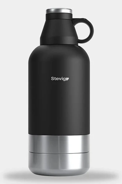 STEVIG 4 MULTI-CUP ÇELİK TERMOS 1.9 LT. BLACK ST-212 ürün görseli 1