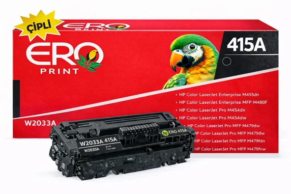 HP Color LaserJet Pro MFP M479fnw Muadil Toner - 2100 Sayfalık Çipli Kırmızı Toner ürün görseli 1