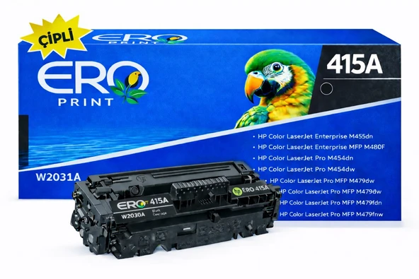 HP Color LaserJet Pro M454dw Muadil Toner - 2100 Sayfalık Çipli Mavi Toner ürün görseli 1