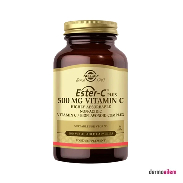 Solgar Ester-C Plus 500 mg 100 Kapsül ürün görseli 1