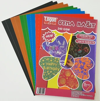 Logon Oyma Kağıt A4 10Lu ürün görseli 1