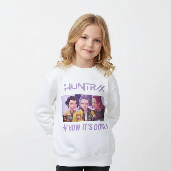 KPop Kız Çocuk Sweatshirt - Resim 4