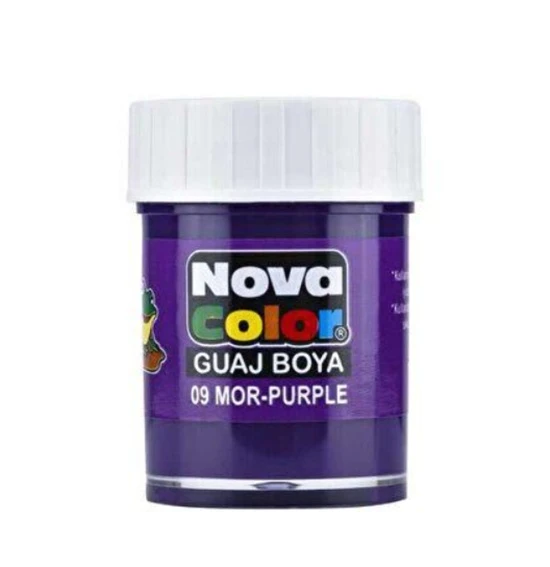 Nova Color Guaj Boya Mor Şişe - 4 adet ürün görseli 1