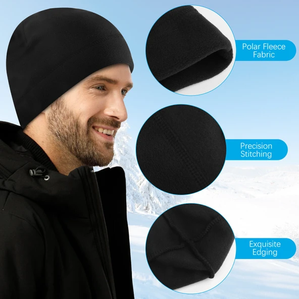 Polar Bere Kar Motorcu Outdoor Bere Siyah Polar Bere ürün görseli 1