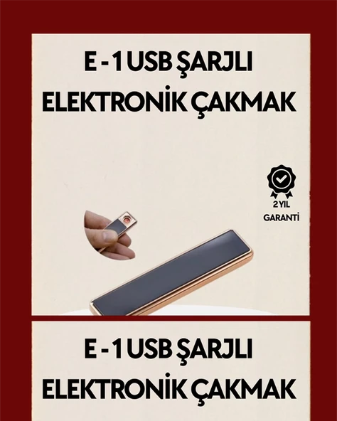 Plazma Ark Teknolojili Elektrikli Çakmak – Dokunmatik, LED Göstergeli, Şarj Edilebilir ürün görseli 1