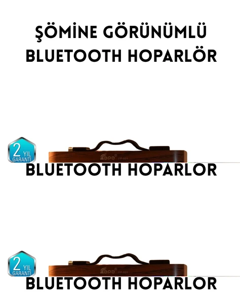 Şömine Efektli Solar Hoparlör Bluetooth 5.3 Radyo AUX USB TF Destekli ürün görseli 1