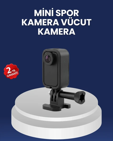Vlog, Seyahat ve Günlük Video Çekimleri İçin Mini Kamera ürün görseli 1