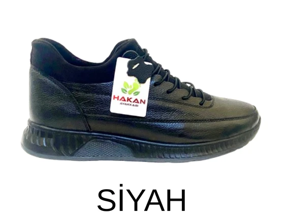 M003 DERİ POLİ TABAN STREÇLİ BAĞCIKLI AYAKKABI ürün görseli 1
