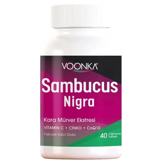 Voonka Sambucus Nigra Çiğneme 40 Tablet ürün görseli 1