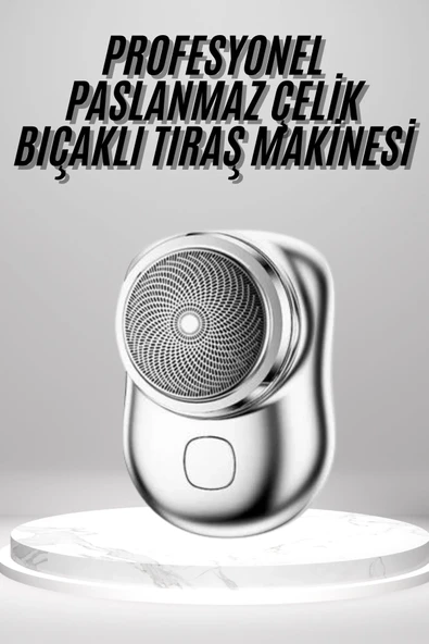 Mini Sıfır Sakal Yanak Tıraş Makinesi USB Şarjlı Sıfır Sakal Taşınabilir Korumalı ürün görseli 1