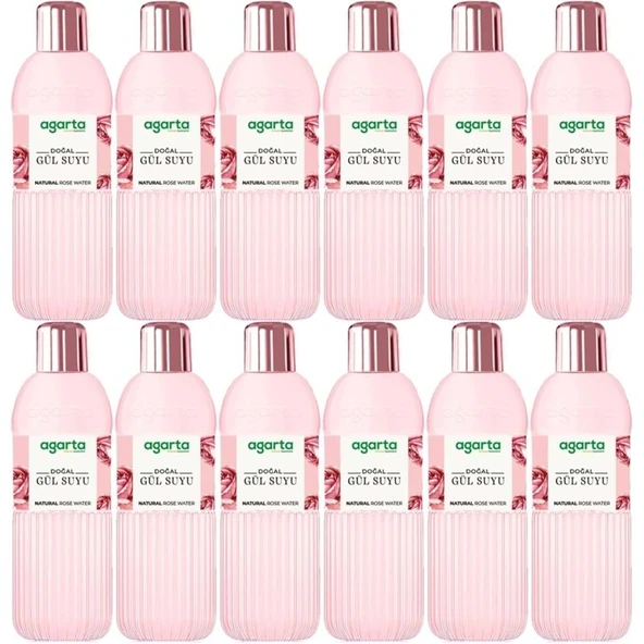 Agarta Doğal Gül Suyu 400ML (12 Li Set) ürün görseli 1