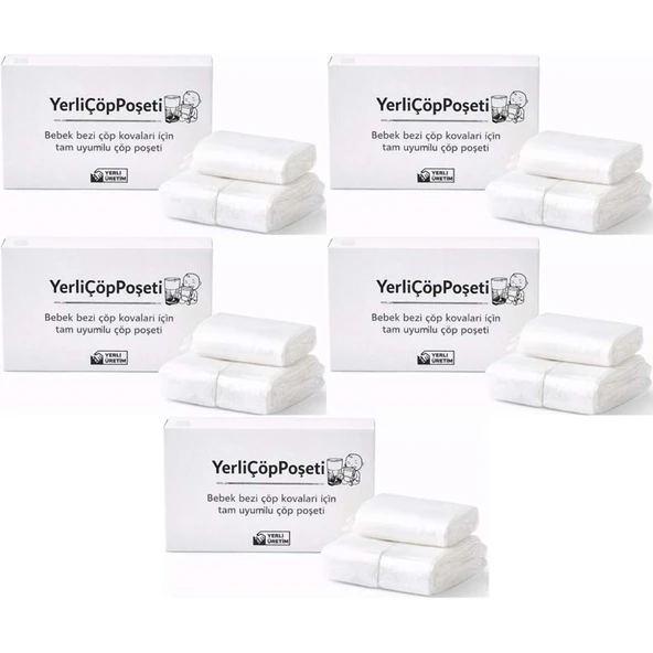 Mandaş Tommee Tippee Twist & Click Çöp Poşeti Tam Uyumlu Yerli (3 Lü Yedek Set) KOVASIZ (5 Li Set) ürün görseli 1
