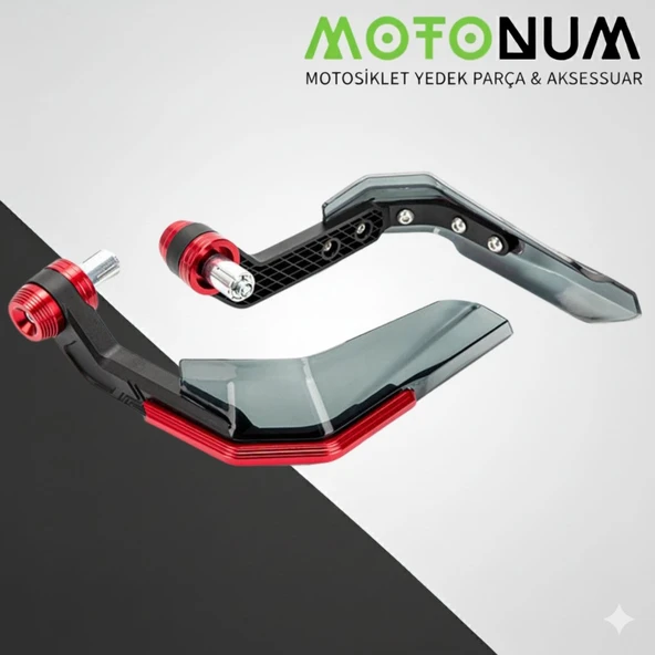 Kymco Krv 200 Manet Koruma Rüzgar Önleyici-Kırmızı Detaylı-Mkm00943 ürün görseli 1
