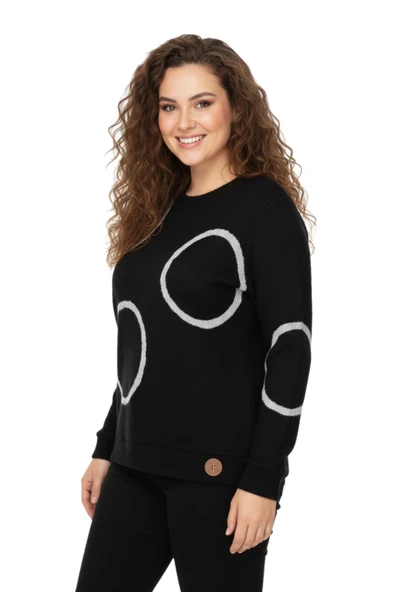 Kadın Sıfıryaka Sweatshirt  BGL-ST05115 - Resim 3