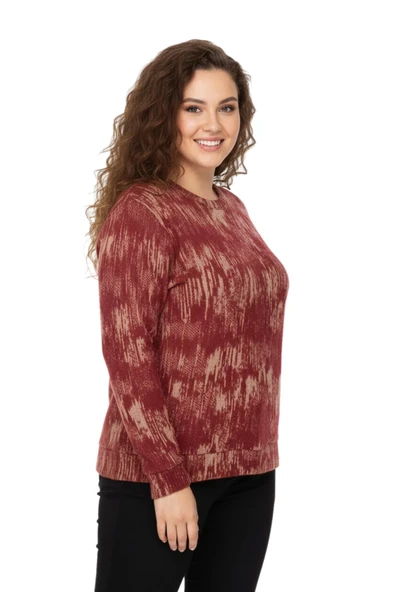 Kadın Sıfıryaka Sweatshirt  BGL-ST05112 - Resim 4