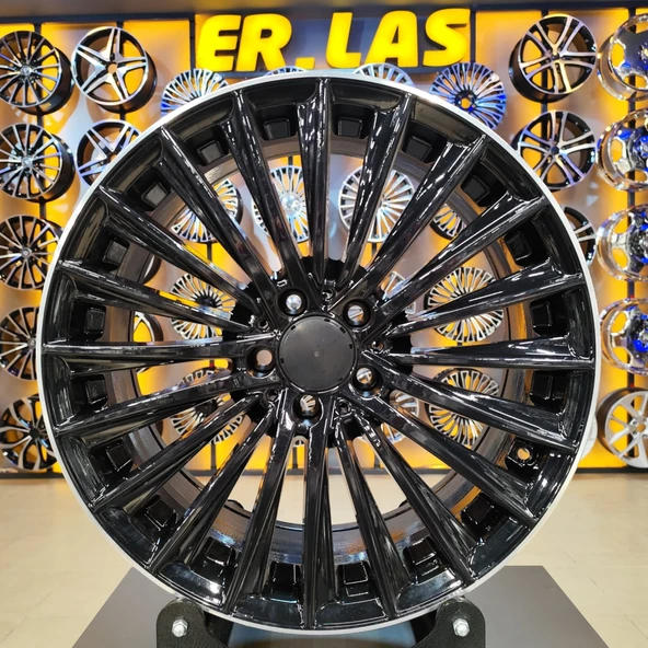 2 Adet KM-D989 8,5*19 5*112 ET38 66,6 BLACK/LD JANT (Takım) ürün görseli 1