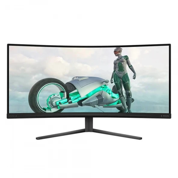 Philips Evnia 34M2C3500L 34" 180Hz 0.5ms AdaptiveSync WQHD VA Curved Gaming Monitör(Ölü Pixel) ürün görseli 1