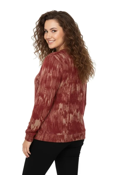 Kadın Sıfıryaka Sweatshirt  BGL-ST05112 - Resim 5