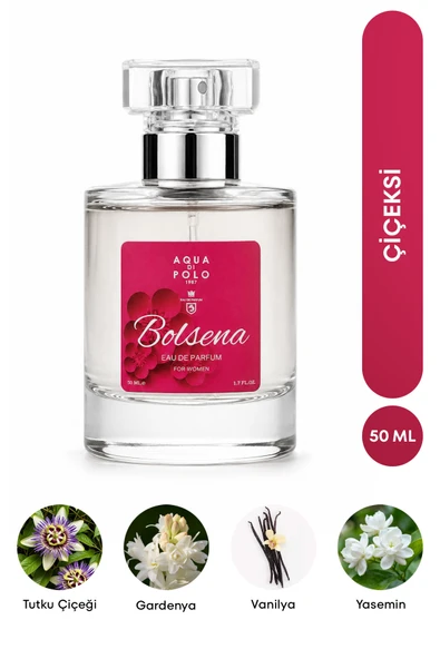 Aqua Di Polo Bolsena Kadın Parfümü 30ml - Kalıcı ve Büyülü Koku ürün görseli 1