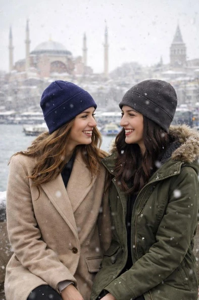 Single Sword Kışlık Çift Kat Polar Bere 4’lü Paket Unisex Kadın & Erkek ürün görseli 1