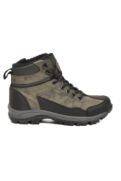 Haki İçi Kürklü Unisex Outdoor Bot ürün görseli 1