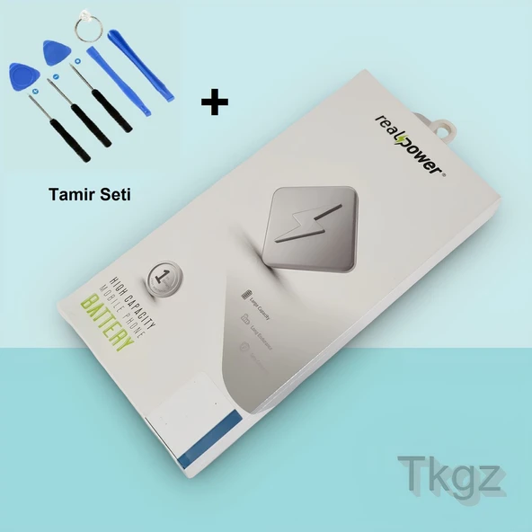 Tkgz - iNfinix HOT 9 - BL-49FX - Pil Batarya Sıfır Güçlendirilmİş - Realpower + Tamir Seti ürün görseli 1