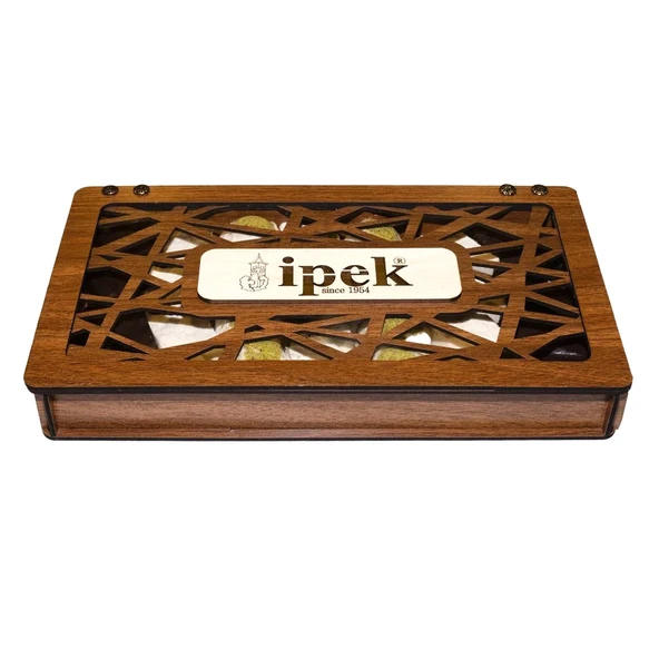 İpek Pişmaniye Ahşap Kutu Elegance 500 gr - Resim 2