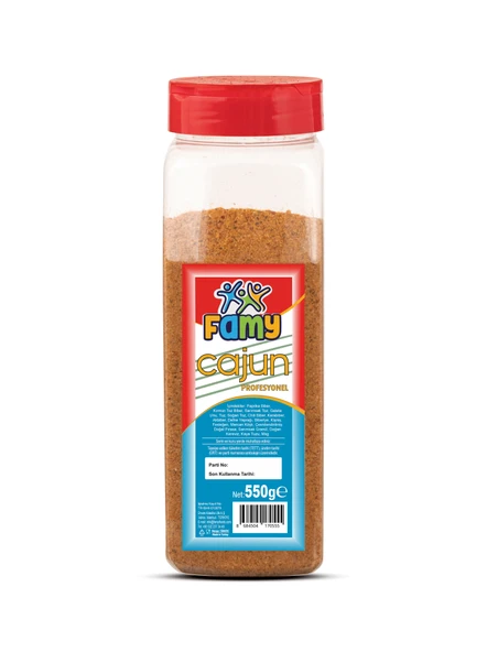 FAMY CAJUN EXTRA PROFESSİONAL BAHARAT ÇEŞNİ 550 GR ürün görseli 1