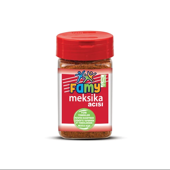 FAMY MEKSİKA ACISI ÇEŞNİ BAHARAT 100 GR (AROMATİK ACI) ürün görseli 1