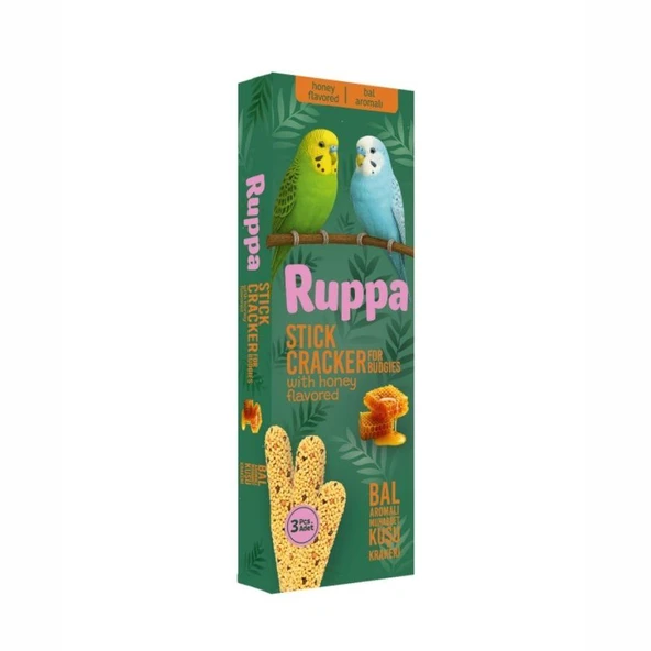 Ruppa Bal Aromalı Muhabbet Kuşu Krakeri 3'lü ürün görseli 1