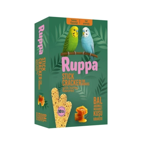 Ruppa Bal Aromalı Muhabbet Kuşu Krakeri 10'lu ürün görseli 1
